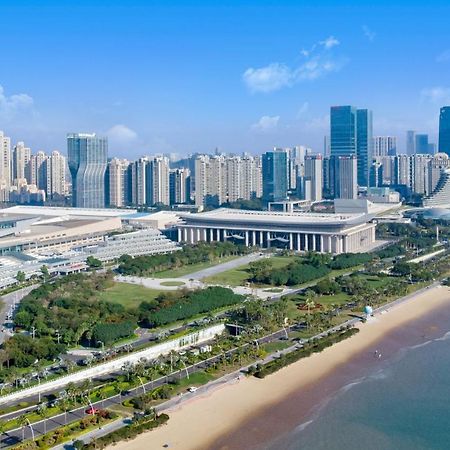 Xiamen International Seaside Hotel -Hotel Corridor Leads To The Stone Exhibition Hall Zewnętrze zdjęcie